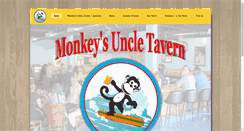 Desktop Screenshot of monkeysuncletavern.com